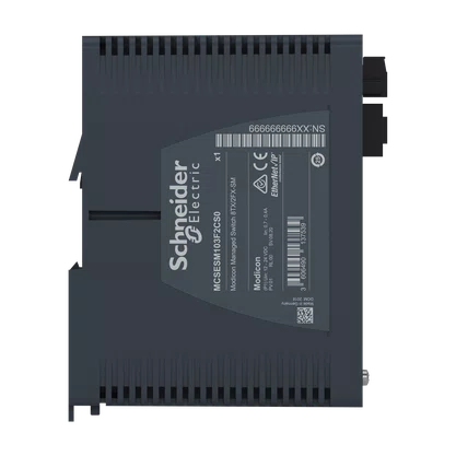 MCSESM103F2CU1 - SWITCH GERENCIÁVEL ESTENDIDO 8 PORTAS COBRE 2 PORTAS FIBRA ÓPTICA MULTIMODO
