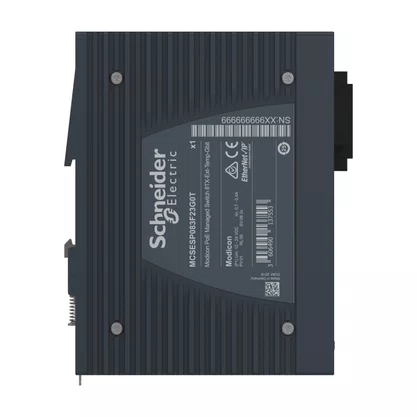 MCSESP083F23G0T - SWITCH GERENCIÁVEL POE POTÊNCIA OVER ETHERNET 8 PORTAS COBRE PARA TEMPERATURAS ELEVADAS SCHNEIDER