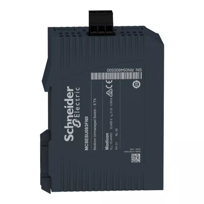 MCSESU083FN0 - MODICON STANDARD UNMANAGED SWITCH 8 PORTS FOR COPPER