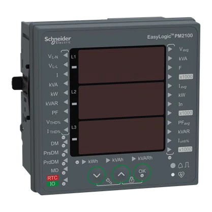 METSEPM2110 - MEDIDOR EASYLOGIC VAFPE THD POP CL1 LED