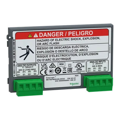 METSEPM2KANLGIO22 - EASYLOGIC PM2X30 MODULE ANALOGICO 2 IO
