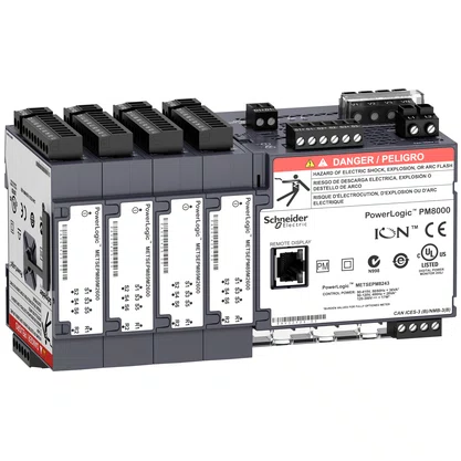 METSEPM8243 - MEDIDOR PM8000 TRILHO DIN SEM DISPLAY