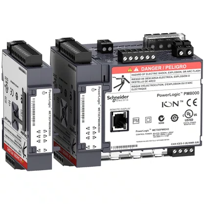 METSEPM8244 - MEDIDOR PM8000 TRILHO DIN COM DISPLAY REMOTO SCHNEIDER