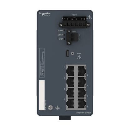 MCSESM083F23F0 - MODICON MANAGED SWITCH 8TX