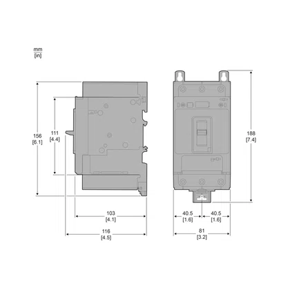 GV4LE07N - MOTOR CIRCUIT BREAKER TESYS GV4 3P 7A ICU 50 KA MAGNETIC EVERLINK TERMINALS