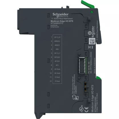 NTSAMI0210K  - MÓDULO DE ENTRADA ANALÓGICA + BASE 2 ENTRADAS ISOLADAS CORRENTE TENSÃO 2/3/4 FIOS ALIMENTAÇÃO EM CICLO MODICON EDGE I/O NTS