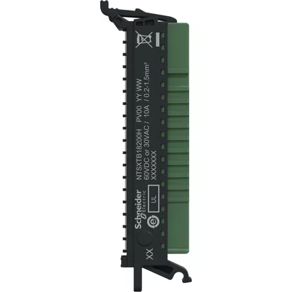 NTSXTB18200H - TERMINAL DE CONEXÃO POR MOLA 18 PONTOS PASSO DE 3,81MM SEM TAMPA REFORÇADO