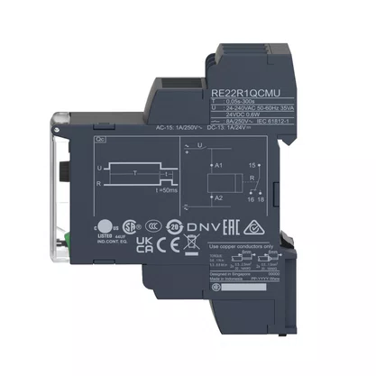 RE22R1QCMU - RELÉ TEMPORIZADOR SCHNEIDER