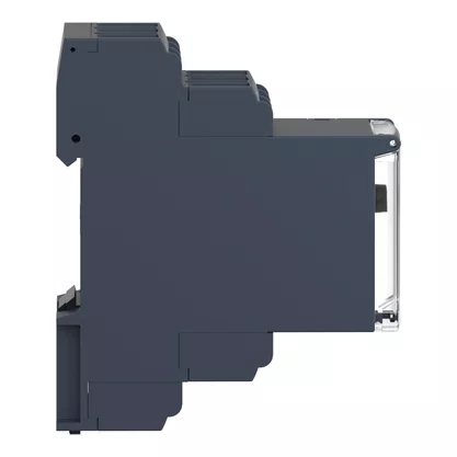 RE22R2KMR - RELÉ TEMPORIZADOR MODULAR 5A 2NAF 0 05S 300H ATRASO NA DESENERGIZAÇÃO SEM ALIMENTAÇÃO AUXILIAR 24 240VCA CC SCHNEIDER
