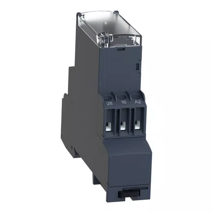 RE22R2QEMR - RELÉ TEMPORIZADOR MODULAR 8A 2NAF 0 3S 30S ESTRELA TRIÂNGULO SAÍDAS 1NA+1NF COM COMUNS DIFERENTES 24 240VCA CC SCHNEIDER