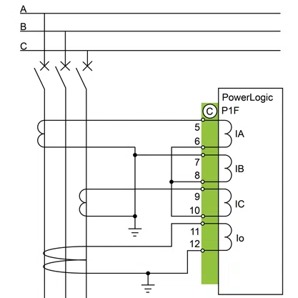REL15001 - RELÉ DE PROTEÇÃO POWERLOGIC P1F 24 250V 3TC 1IO 0 05 12IN 0DI 4DO SCHNEIDER