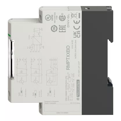 RMPT30BD - CON VERSOR ANALÓGICO UNI VERSAL PARA SONDAS PT100 0  100 °C 24 VCC  20% NÃO ISOLADO