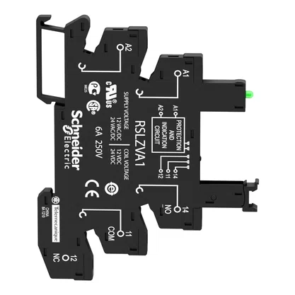 RSLZVA1 - BASE PARA RELE RSL 12-24VCC.CA