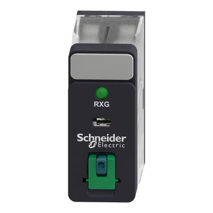 RXG22BD - RELÉ DE INTERFACE 5A 2NAF BOTÃO DE TESTE LED 24VCC