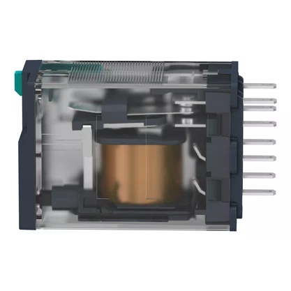 RXM2AB1BD - RELÉ DE INTERFACE 12A 2NAF BOTÃO DE TESTE 24VCC