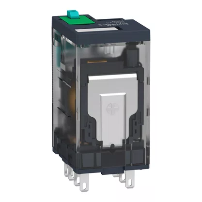 RXM2AB1BD - RELÉ DE INTERFACE 12A 2NAF BOTÃO DE TESTE 24VCC