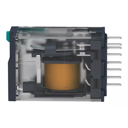 RXM3AB2BD - RELÉ DE INTERFACE 10A 3NAF BOTÃO DE TESTE LED 24VCC