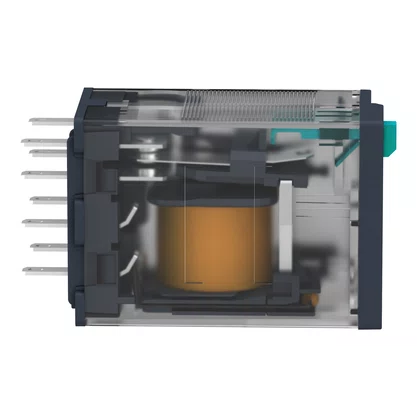 RXM3AB2BD - RELÉ DE INTERFACE 10A 3NAF BOTÃO DE TESTE LED 24VCC