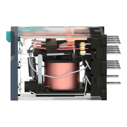RXM4AB2BD - RELE MINIATURA LED 4C/O 6A 24VCC