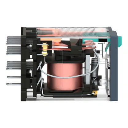 RXM4AB2BD - RELE MINIATURA LED 4C/O 6A 24VCC