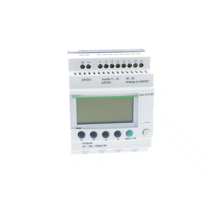 SR2B121BD - RELÉ PROGRAMÁVEL COMPACTO COM DISPLAY E RELÓGIO 8 ENTRADAS E 4 SAÍDAS 24 VDC