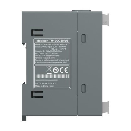 TM100C40RN - CONTROL LOGICO PROGR 24E E 16S 110/220 VAC