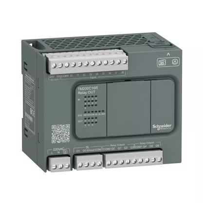 TM200C16R - CLP 9 ENTRADAS  7 SAÍDAS DIGITAIS SAÍDAS RELÉ MODBUS RTU ASCII 110 220 VAC