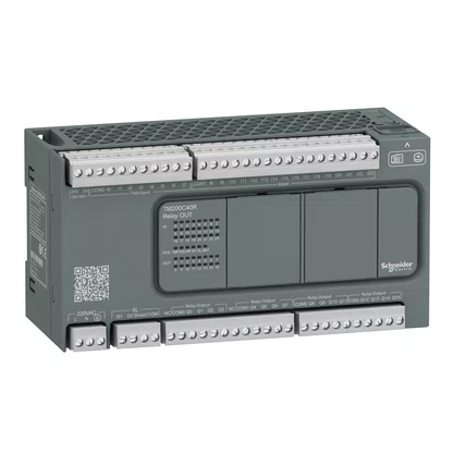 TM200C40R - CLP 24 ENTRADAS  16 SAÍDAS DIGITAIS SAÍDAS RELÉ MODBUS RTU ASCII 110 220 VAC