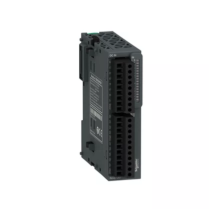 TM3RDM16R - MÓDULO 8 ENTRADAS 8 SAÍDAS ENTRADAS SINK SOURCE SAÍDAS RELÉ 24 VDC 240 VAC TERMINAL PARAFUSO