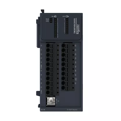 TM3XHSC202G - MÓDULO DE  10 ENTRADAS 8 SAÍDAS RÁPIDAS ENTRADAS SINK SOURCE SAÍDAS SOURCE 24 VDC TERMINAL MOLA