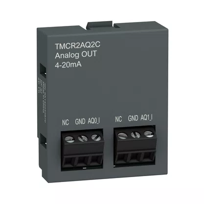 TMCR2AQ2C - CARTÃO DE EXPANSÃO FRONTAL 2 SAÍDAS ANALÓGICAS DE CORRENTE