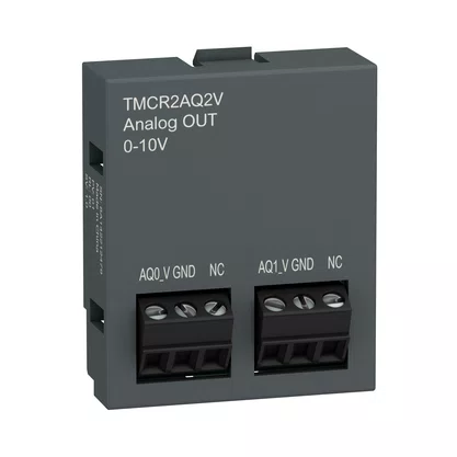 TMCR2AQ2V - CARTÃO DE EXPANSÃO FRONTAL 2 SAÍDAS ANALÓGICAS DE TENSÃO
