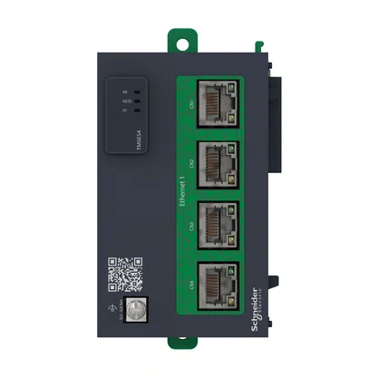 TMSES4 - MÓDULO DE COMUNICAÇÃO PARA O CLP M262 ETHERNET IP 4 CONECTORES RJ45
