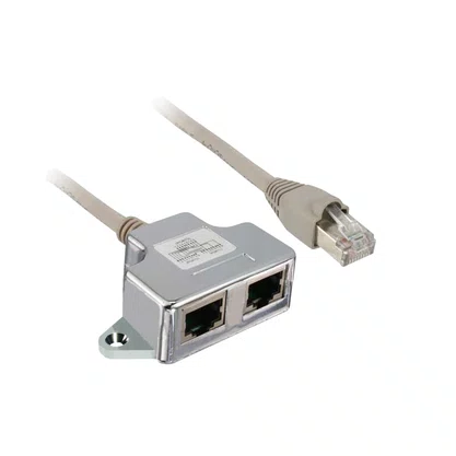 VW3A8306TF10 - CABO DE 1 METRO PARA CONEXÃO MODBUS  1 RJ45 MACHO E 2 RJ45 FÊMEA