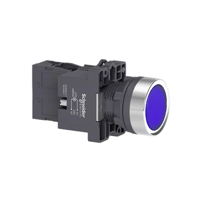 XA2EW36B1 - BOTAO LUMINOSO AZUL 1NA 24V
