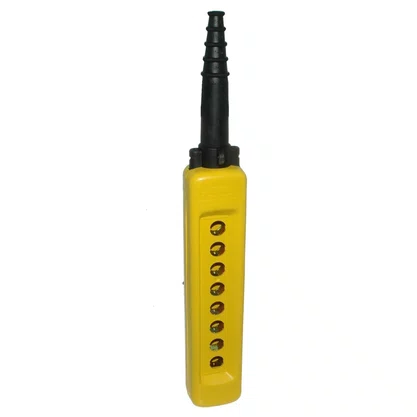 XACA08 - BOTOEIRA PENDENTE 8 FUROS Ø22MM VAZIA AMARELA