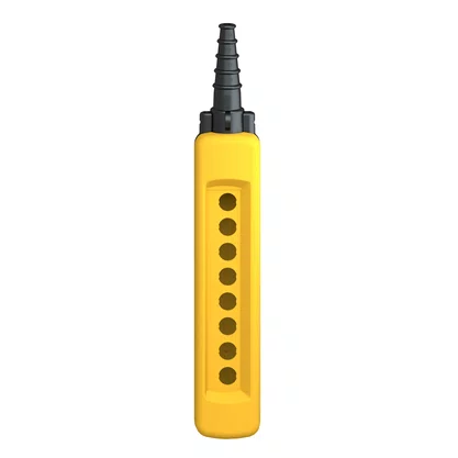 XACA08 - BOTOEIRA PENDENTE 8 FUROS Ø22MM VAZIA AMARELA