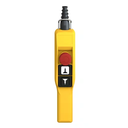 XACA2173 - BOTOEIRA PENDENTE PLASTICA 2 BOTOES 2 VELOCIDADES EMERGENC