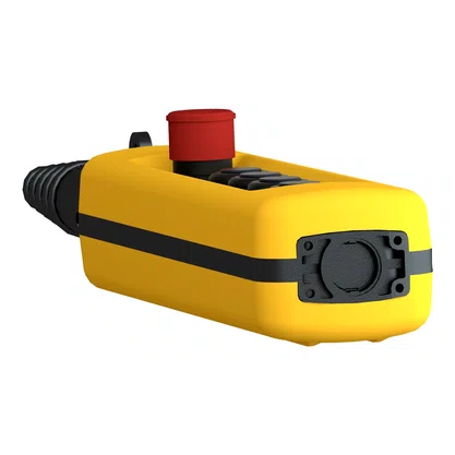 XACA4713 - BOTOEIRA PENDENTE PLASTICA 4 BOTOES  1 EMERGENCIA
