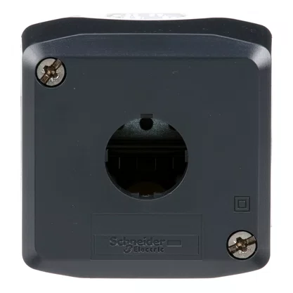 XALD01H7 - BOTOEIRA DE COMANDO 1 FURO Ø22MM VAZIA CINZA PARA BOTÃO MODULAR CSA  CERTIFICADO UL