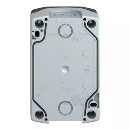 XALD02 - BOTOEIRA 22MM PLASTICA 2 FUROS VAZIA