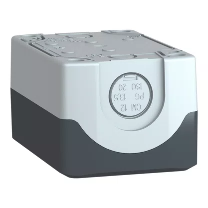 XALD02 - BOTOEIRA 22MM PLASTICA 2 FUROS VAZIA