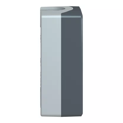XALD03 - BOTOEIRA DE COMANDO 3 FUROS Ø22MM VAZIA CINZA PARA BOTÃO MODULAR