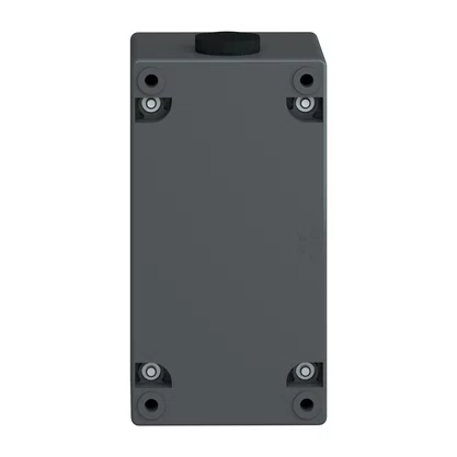 XALG02 - BOTOEIRA DE COMANDO 2 FUROS Ø22MM VAZIA CINZA PARA AMBIENTES HOSTIS