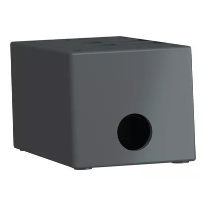 XALG02 - BOTOEIRA DE COMANDO 2 FUROS Ø22MM VAZIA CINZA PARA AMBIENTES HOSTIS