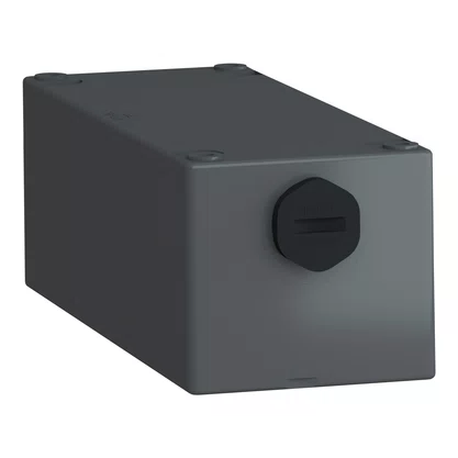 XALG03 - BOTOEIRA DE COMANDO 3 FUROS Ø22MM VAZIA CINZA PARA AMBIENTES HOSTIS