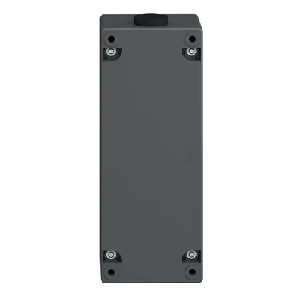 XALG03 - BOTOEIRA DE COMANDO 3 FUROS Ø22MM VAZIA CINZA PARA AMBIENTES HOSTIS