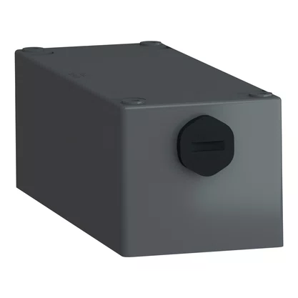 XALG04 - BOTOEIRA DE COMANDO 4 FUROS Ø22MM VAZIA CINZA PARA AMBIENTES HOSTIS