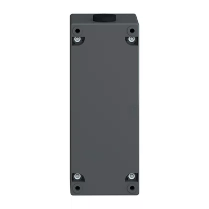 XALG04 - BOTOEIRA DE COMANDO 4 FUROS Ø22MM VAZIA CINZA PARA AMBIENTES HOSTIS