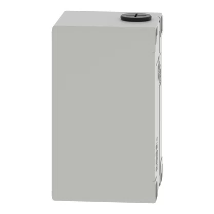 XAPD2602 - BOTOEIRA METÁLICA VAZIA Ø30MM CINZA 2 FUROS 80X130X77MM